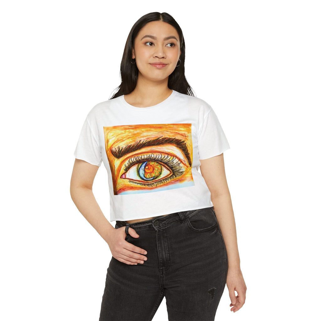 Looking Up Crop Top