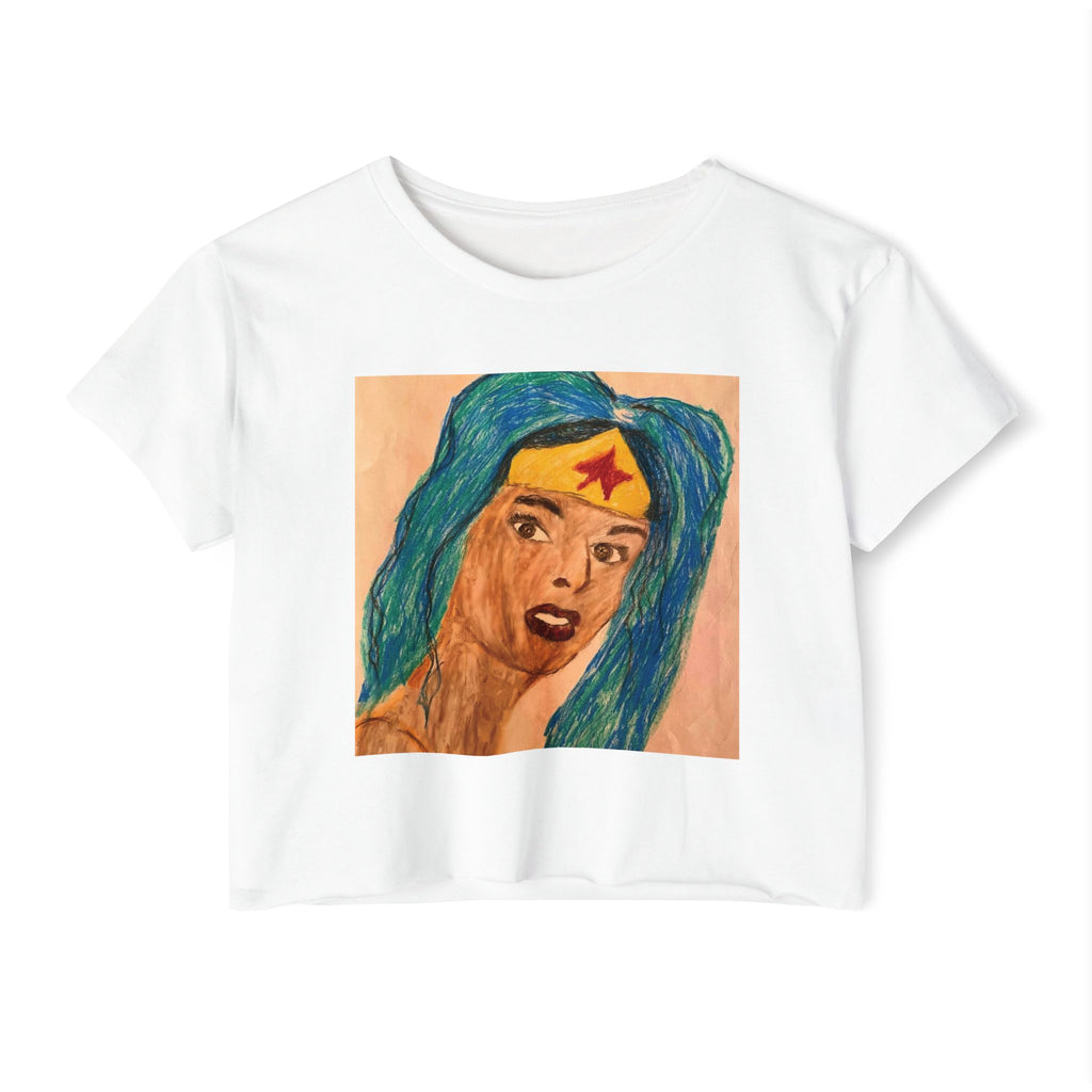 Latina Wonder Woman Crop Top